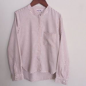 Scooter Brown Cute Girl Blouse/Top Size S (7/8)